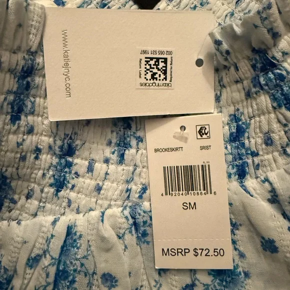 Katie J NYC Santorini Girls Floral Ruffle Skirt Sz Small 7/8 Bloomingdale’s NWT - Picture 6 of 6